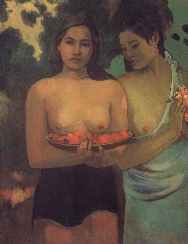 Paul Gauguin Safflower with breast oil painting image